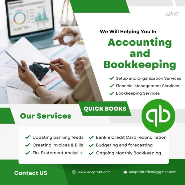 Accounting and Bookkeeping Using QuickBooks Online